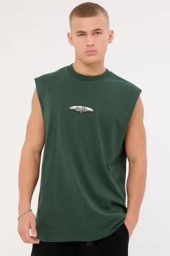 Lifted Embro Merch Fit Muscle Tee Sycamore
