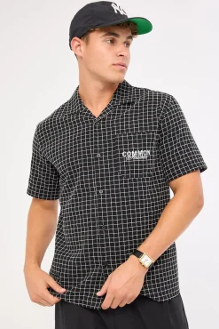 Lineup Resort Shirt Black Check