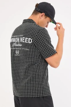 Lineup Resort Shirt Black Check