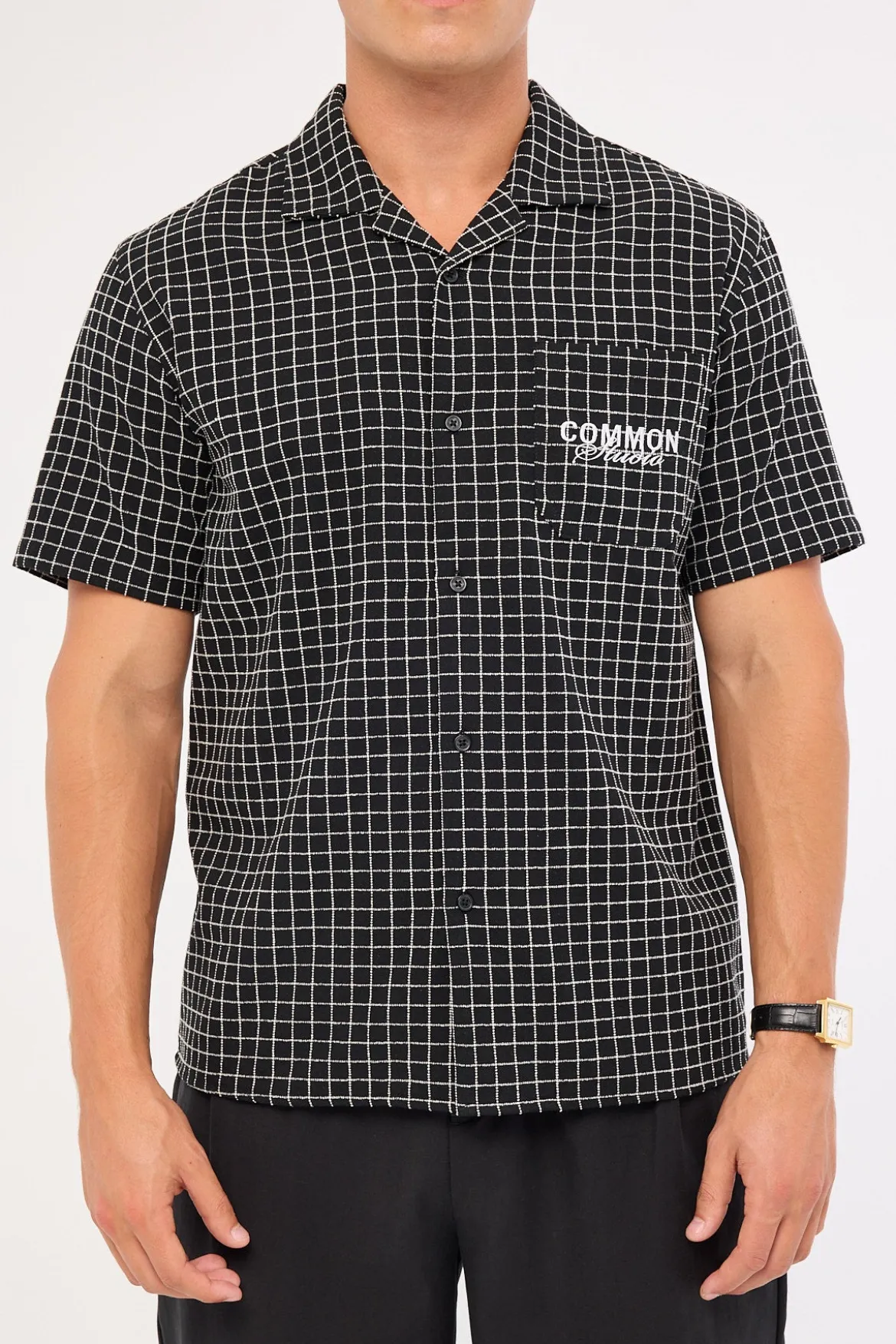 Lineup Resort Shirt Black Check