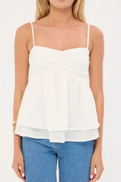 Liora Cami Top White