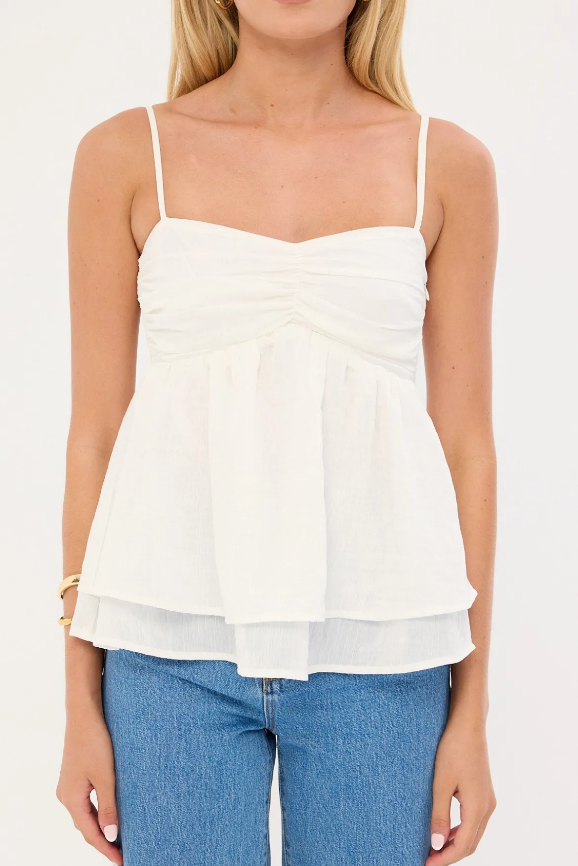 Liora Cami Top White