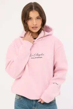 Los Angeles 95 Hoodie Pink
