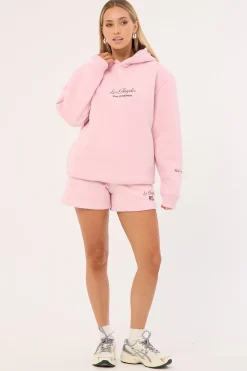 Los Angeles 95 Track Short Pink
