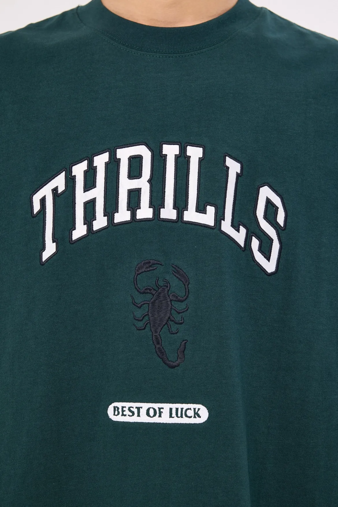 Los Stingers Box Fit Oversize Tee Vista Green