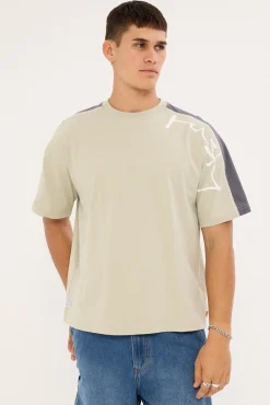 Lost It Cropped Tee Stone
