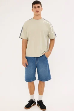 Lost It Cropped Tee Stone
