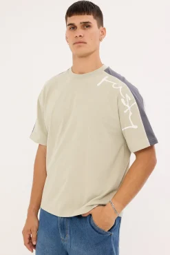 Lost It Cropped Tee Stone