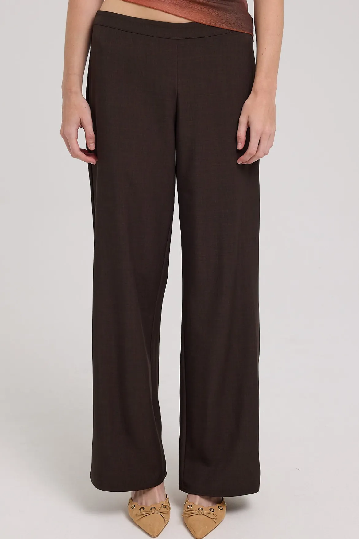 Louise Low Rise Pant Brown