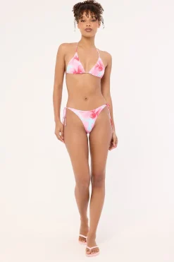 Loula Bloom Bikini Bottom Blue Print