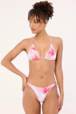 Loula Bloom Bikini Bottom Blue Print