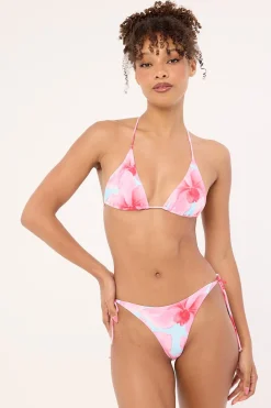 Loula Bloom Bikini Top Blue Print