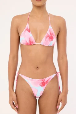 Loula Bloom Bikini Top Blue Print