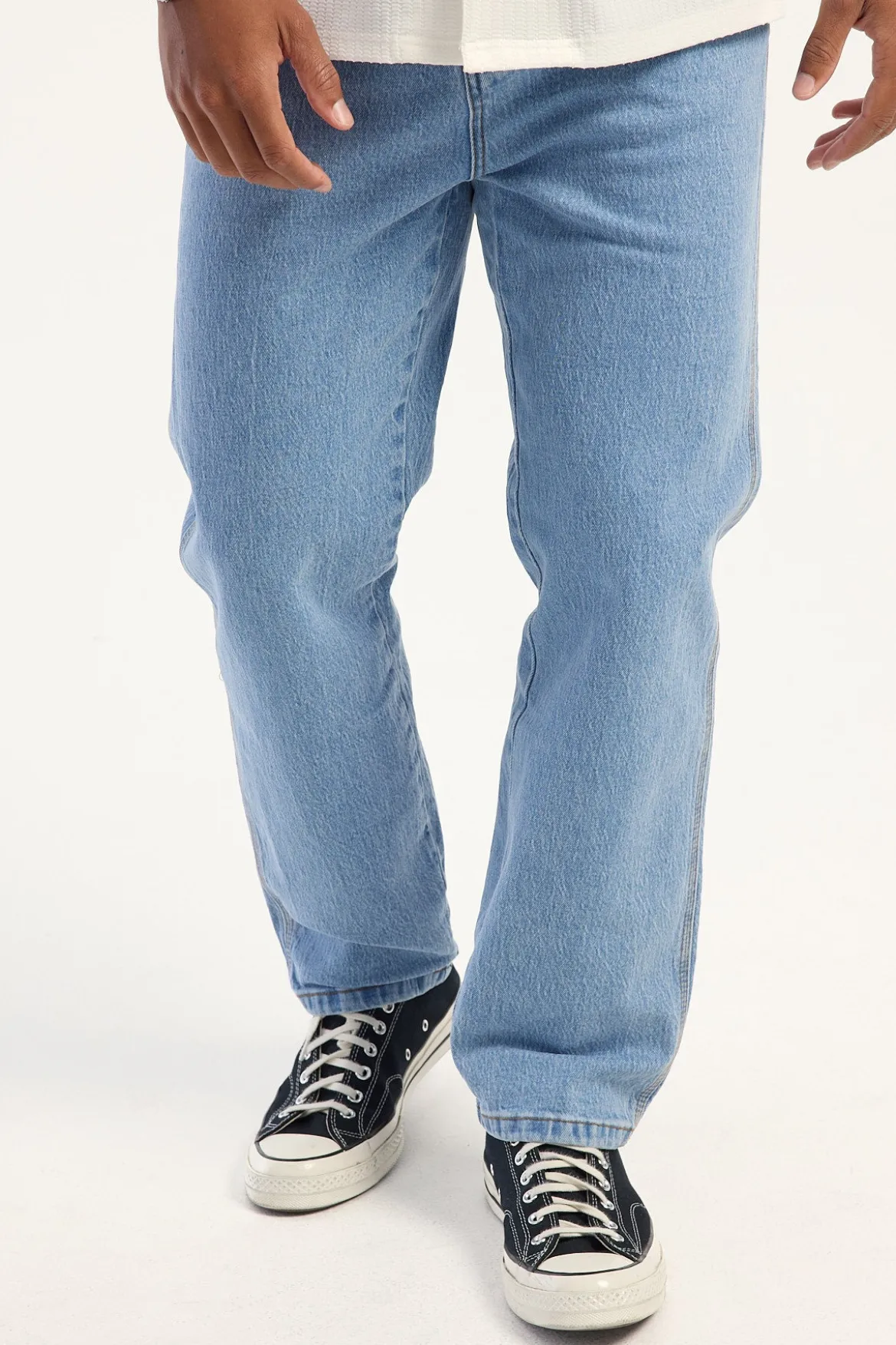 Lounger Baggy Jean Electric Fade Blue