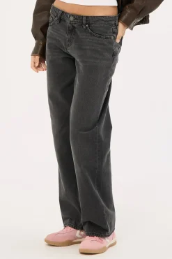 Low Baggy Jean Asphalt