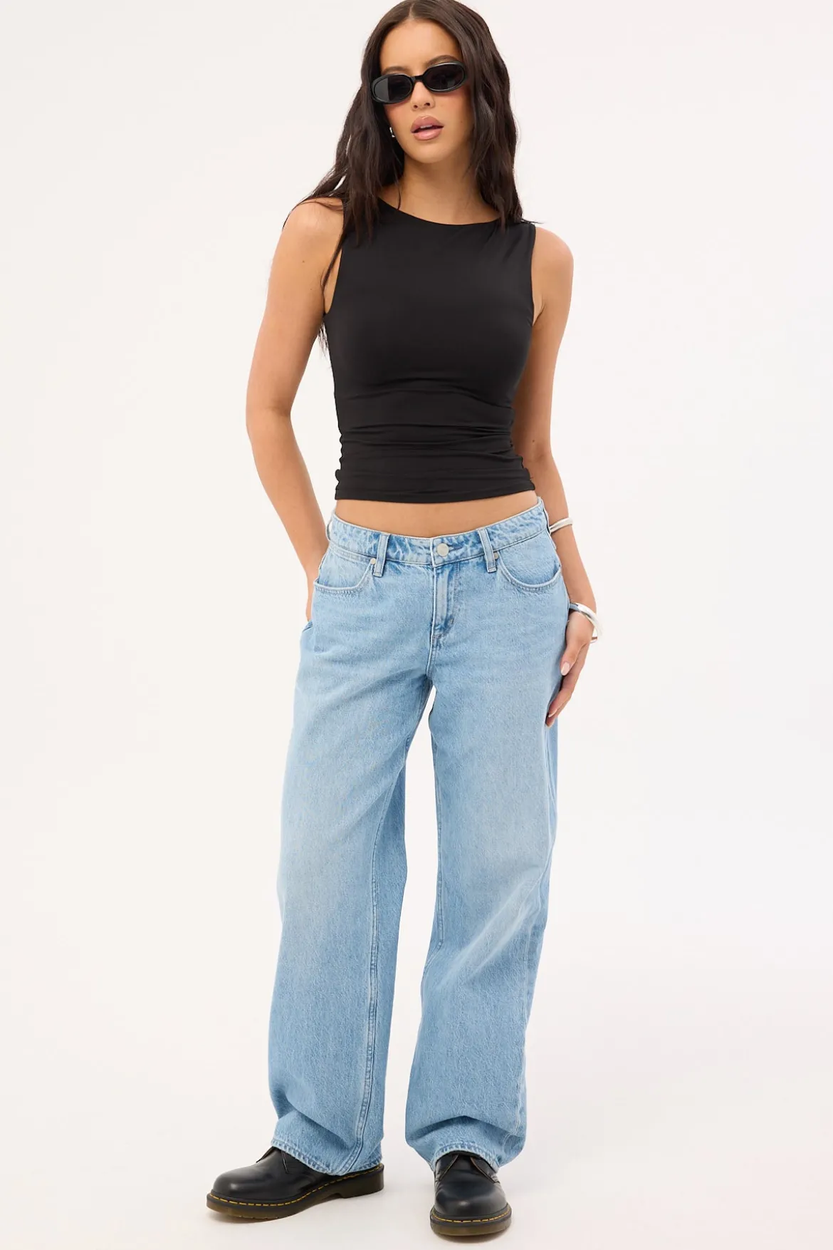 Low Bella Baggy Jean Ocean Blue