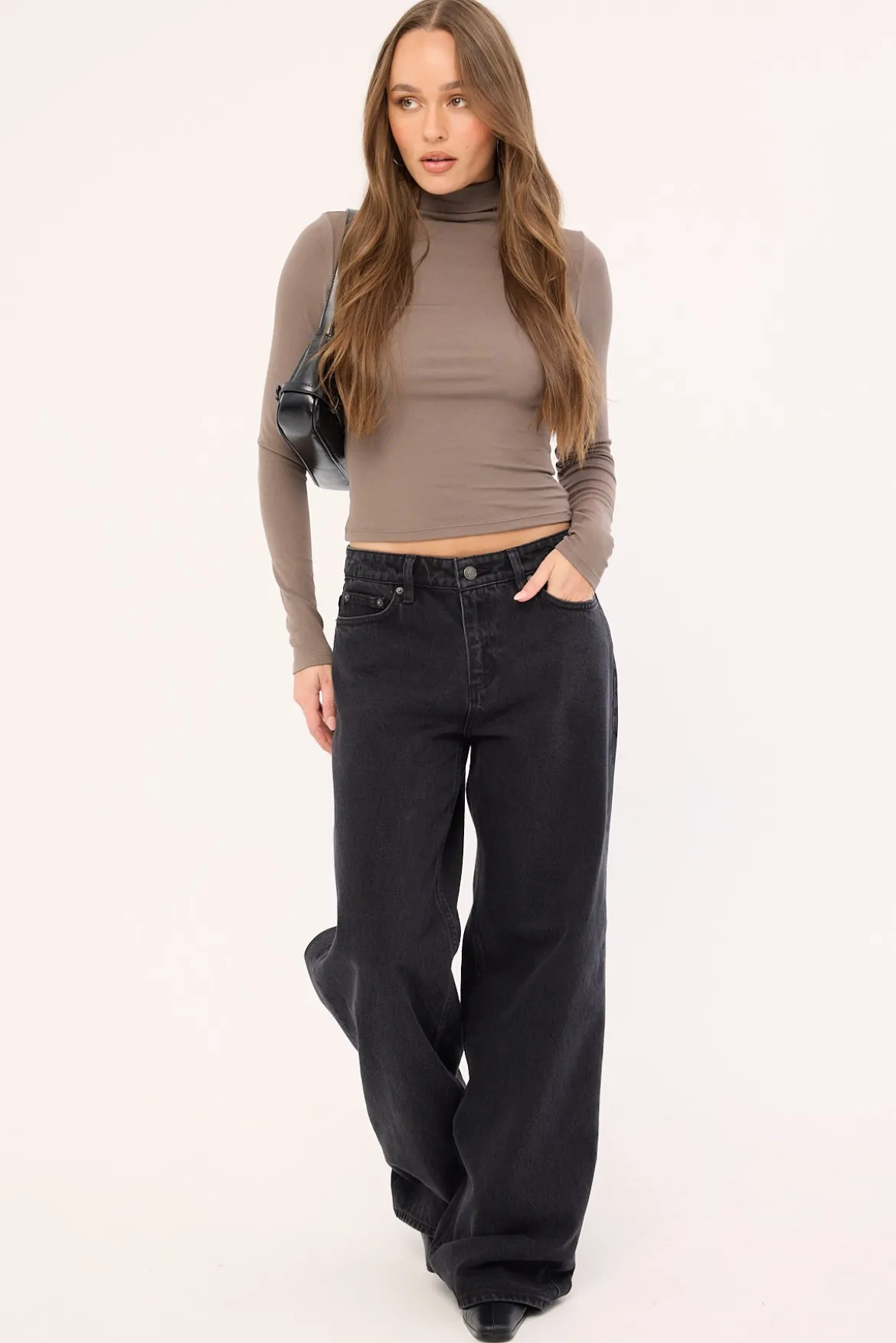 Low Slouch Jean Black Super Used