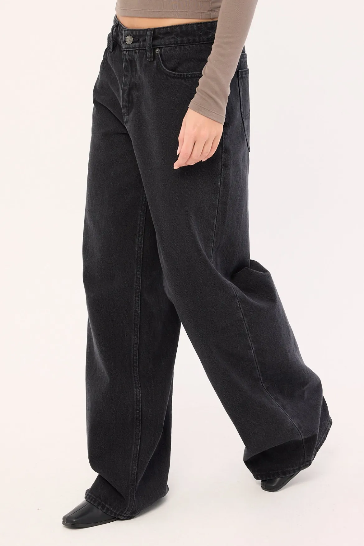 Low Slouch Jean Black Super Used