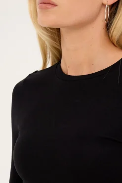 L&t Lucy Long Sleeve T-shirt Black