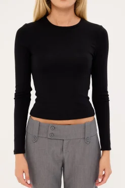 L&t Lucy Long Sleeve T-shirt Black
