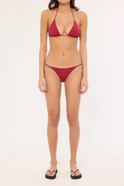 L&t Lush Bikini Bottom Burgundy