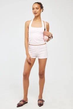 L&t Remi Halter Top Pink Stripe