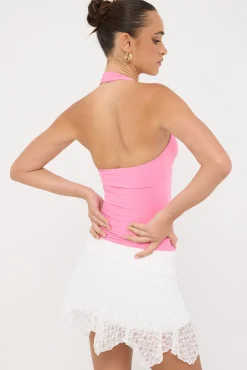 L&t Sylvia Halter Top Pink