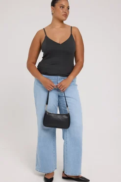 L&t Zadie Cami Top Ash Charcoal
