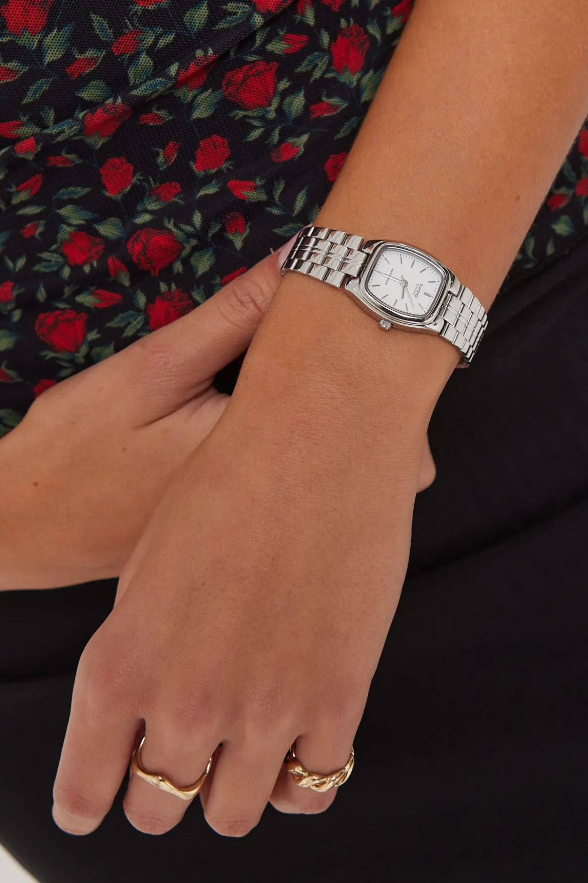 LTP1169D-7A Ladies Analogue Watch Silver