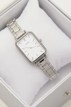 LTP-V009D-7E Ladies Analogue Watch Silver