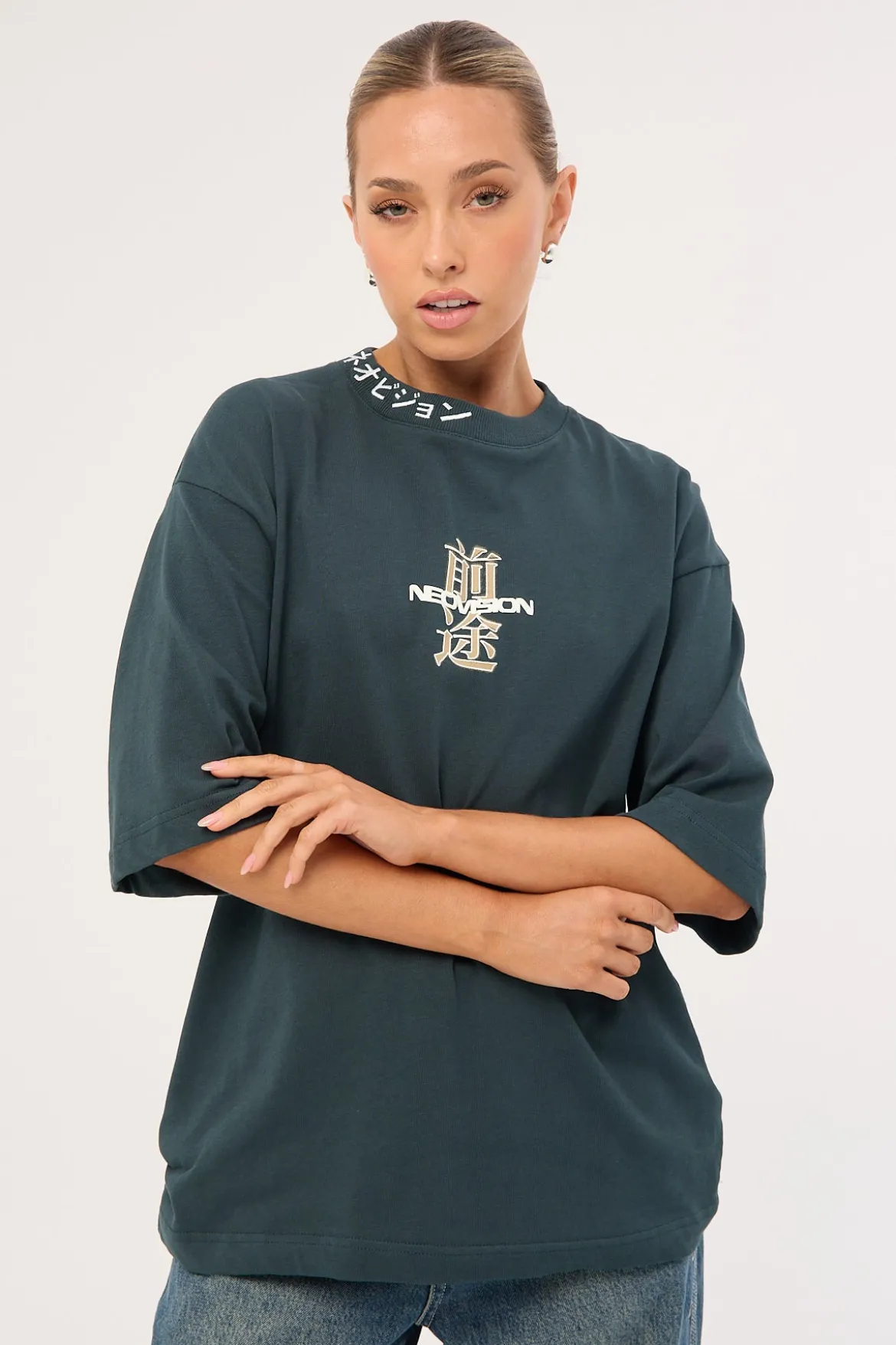 Lucent Street Super Heavy Tee Forest Green