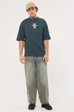 Lucent Street Super Heavy Tee Forest Green
