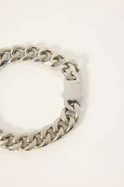 Lucid Thick Chain Bracelet Silver