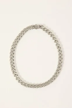 Lucid Thick Chain Necklace Silver