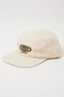 Lucien Curved 5 Panel Cap Bone