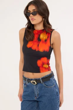 Lucky For You Tank Black
