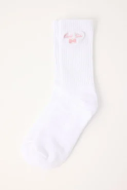 Lucky Girl Sock White