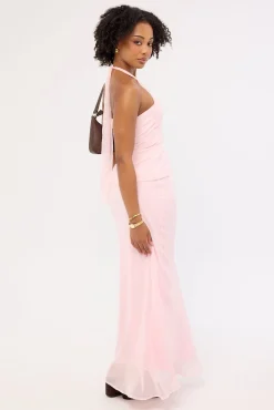 Lula Chiffon Maxi Skirt Pink