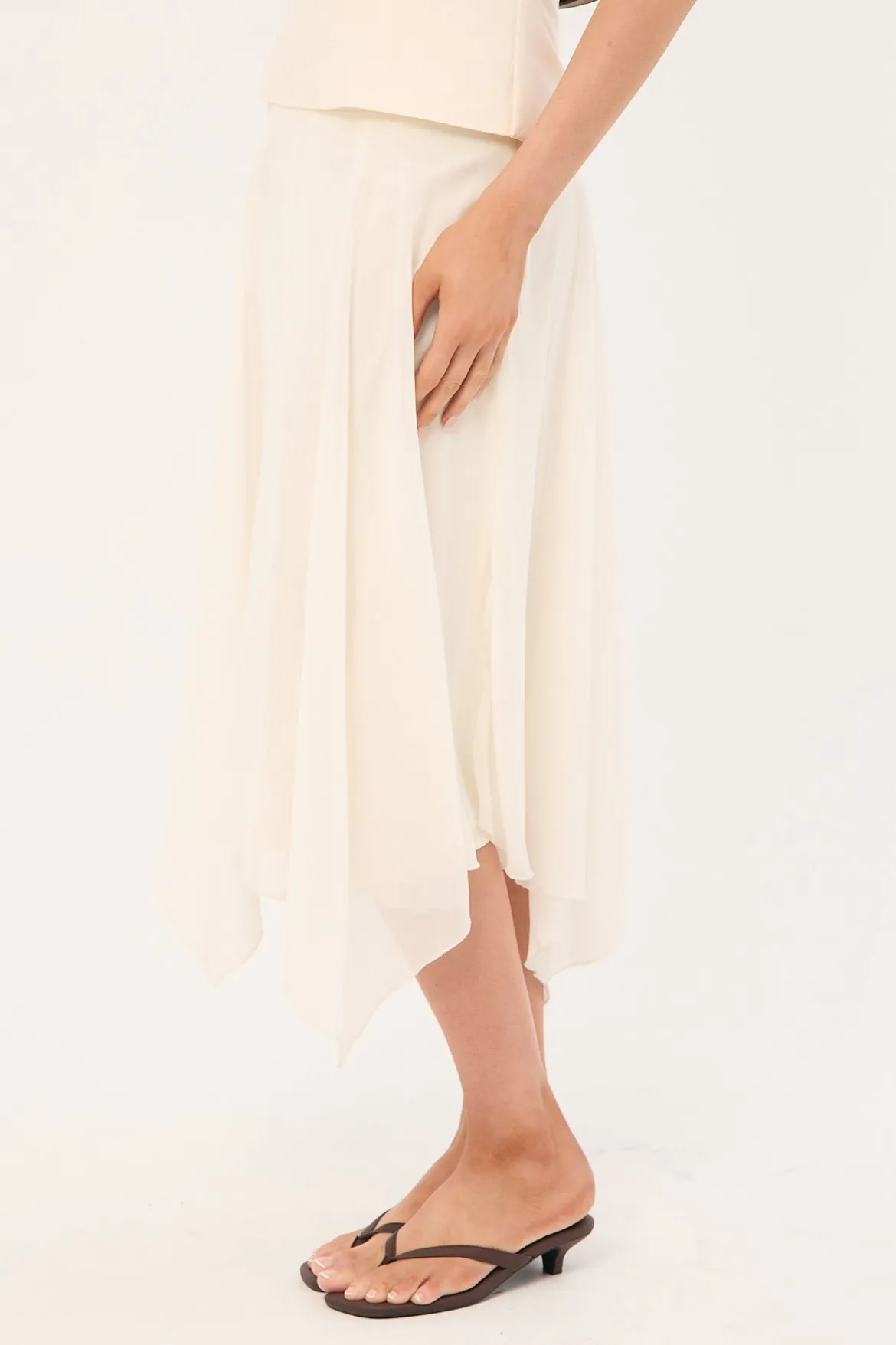 Lula Midi Skirt Cream