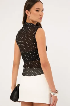 Lulu Mid Rise Skort White