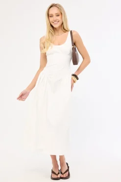 Luna Rosa Maxi Dress Porcelain