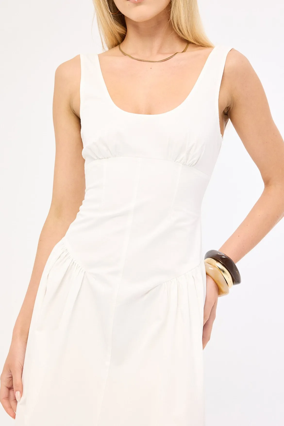 Luna Rosa Maxi Dress Porcelain