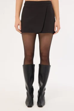Lupa Mid Rise Skort Black