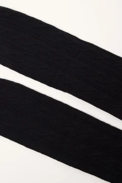 Lush Knee High Socks Black