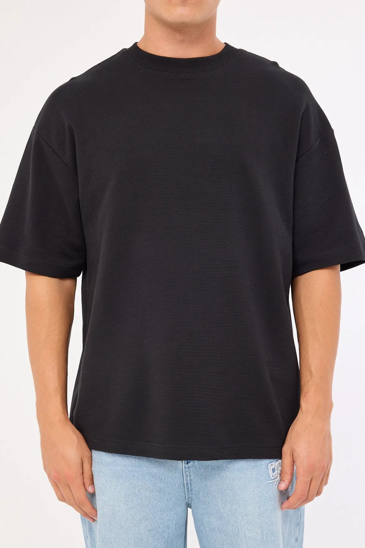 Luxe Ottoman Easy Tee Black