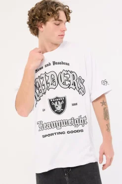 LV-Raiders Coach Tee White