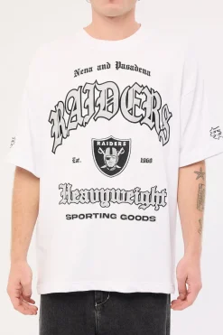 LV-Raiders Coach Tee White