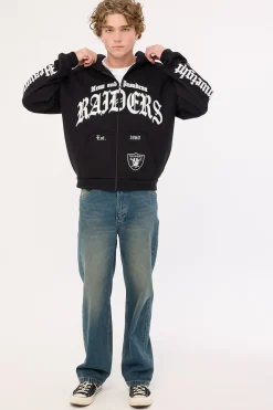 LV-Raiders Coach Zip Hoodie Jet Black