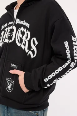 LV-Raiders Coach Zip Hoodie Jet Black
