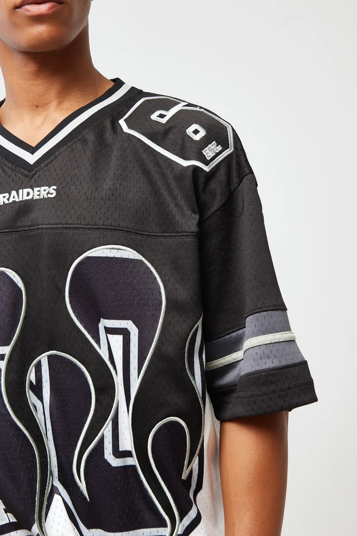 LV-Raiders Flame Jersey Black/White